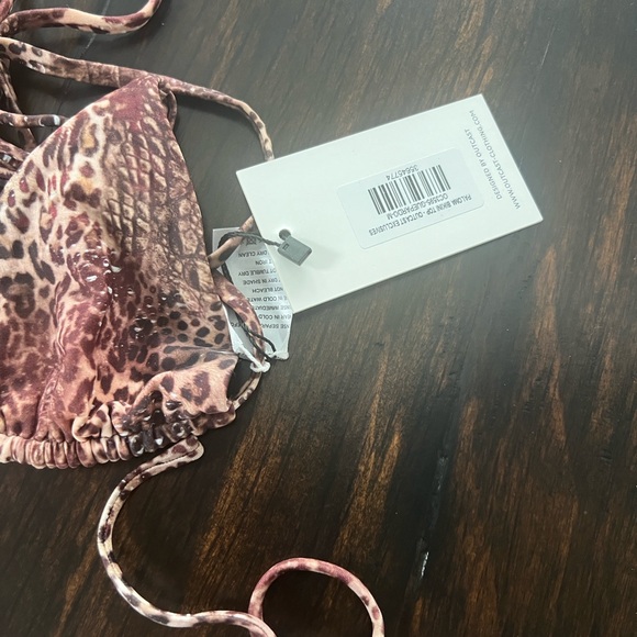 Leopard Print Triangle Bikini Set - Picture 4 of 7